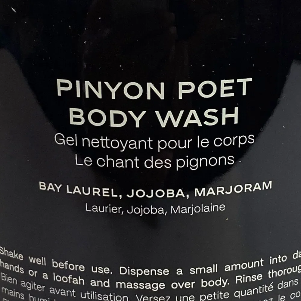 29 Palms Pinyon Poet Body Wash Full Size 16.9 Fluid Oz Vegan Cruelty Free NIB